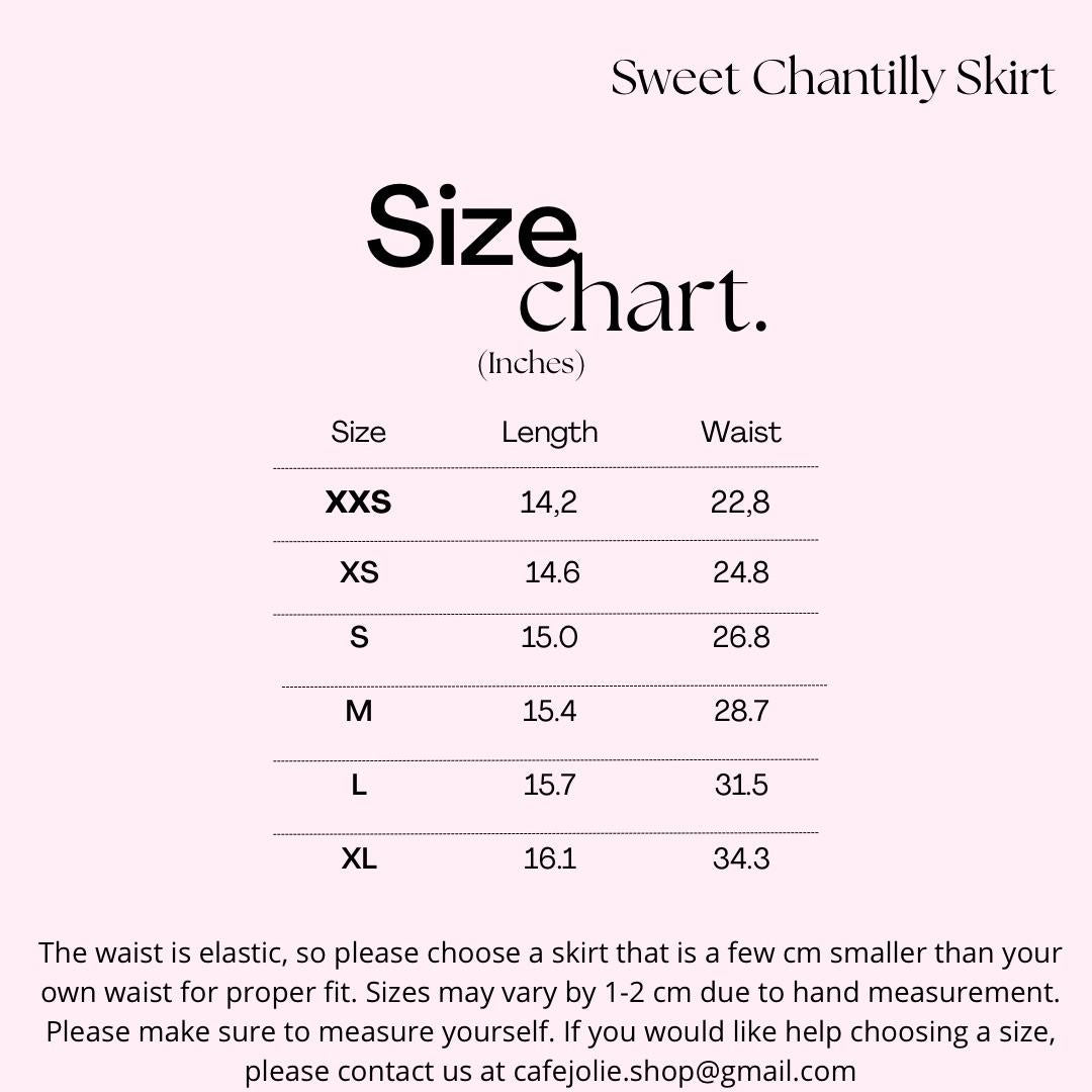 Sweet Chantilly Skirt - Ivory // PREORDER