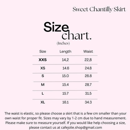 Sweet Chantilly Skirt - Ivory // PREORDER