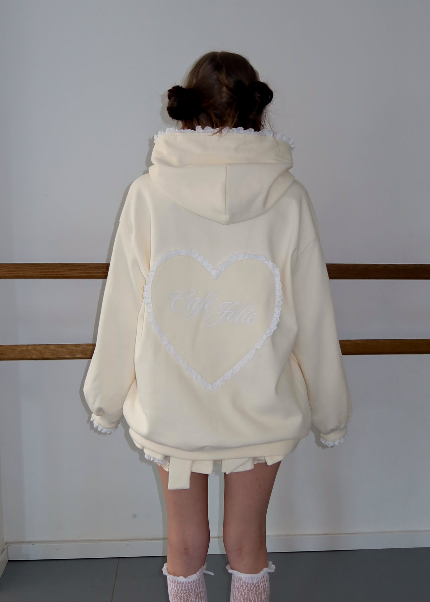 Sweet Chantilly Hoodie - Ivory // PREORDER