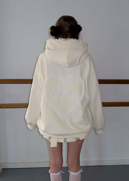 Sweet Chantilly Hoodie - Ivory // PREORDER