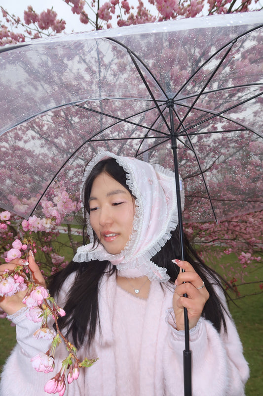 [Limited edition] Cherry Blossom Head Scarf