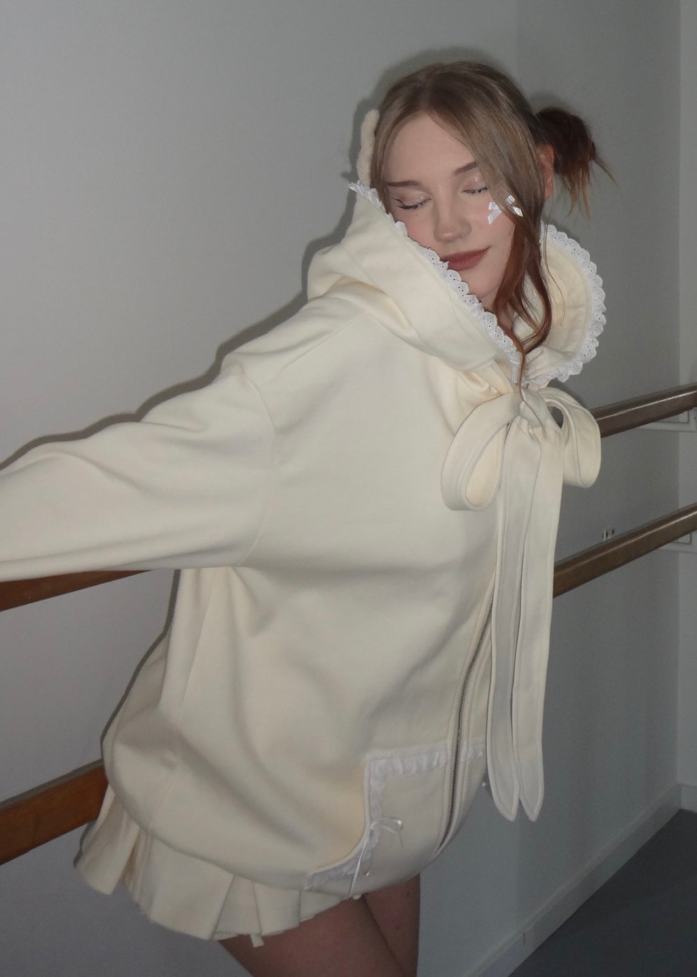 Sweet Chantilly Hoodie - Ivory // PREORDER