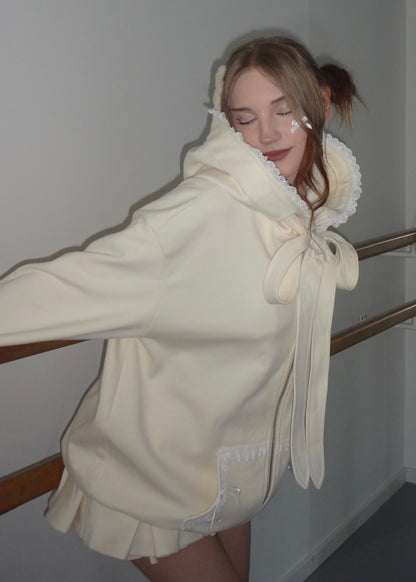 Sweet Chantilly Hoodie - Ivory // PREORDER