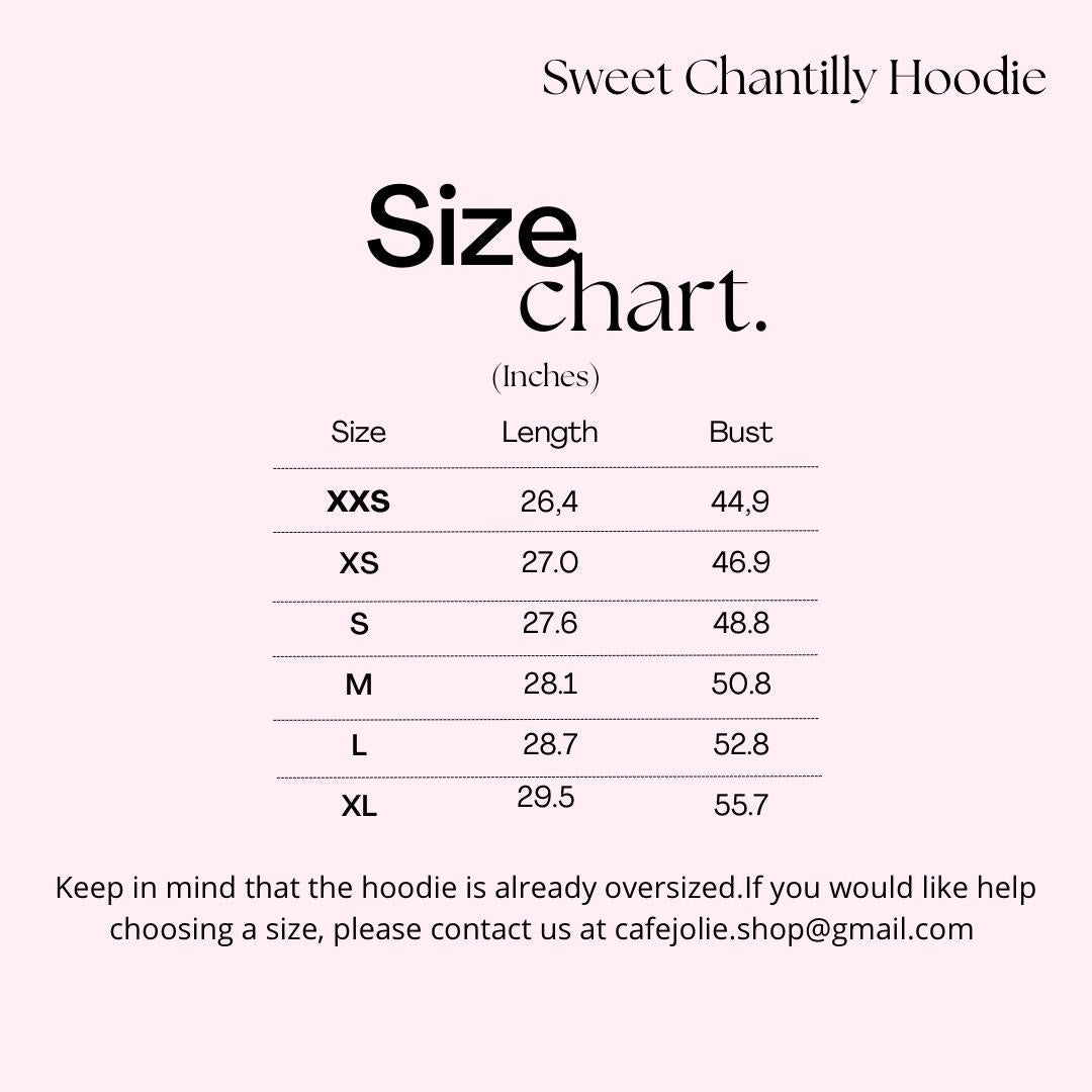 Sweet Chantilly Hoodie - Ivory // PREORDER