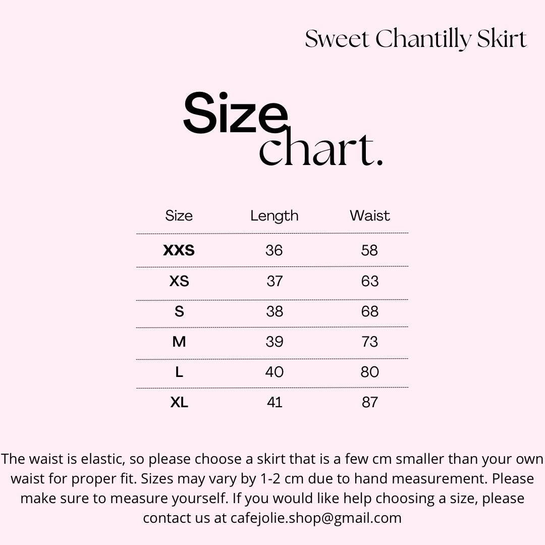 Sweet Chantilly Skirt - Ivory // PREORDER