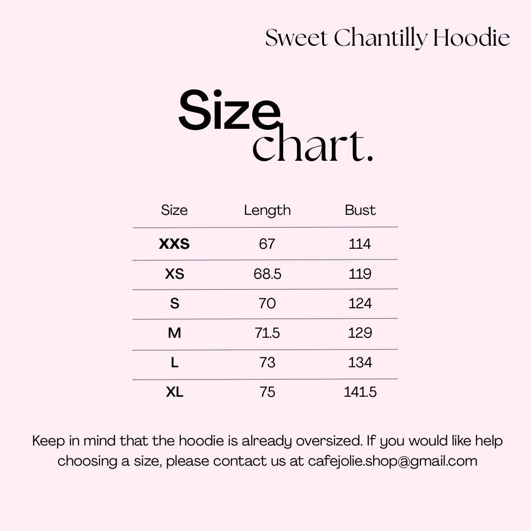 Sweet Chantilly Hoodie - Ivory // PREORDER
