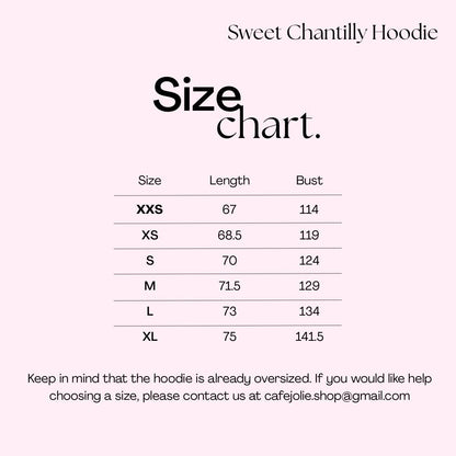 Sweet Chantilly Hoodie - Ivory // PREORDER